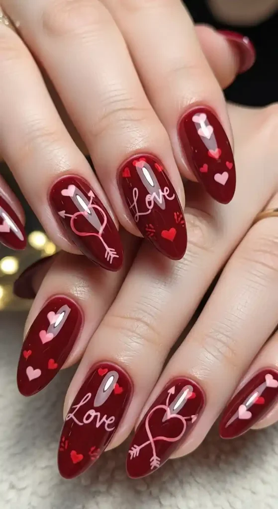 25 Super Cute Red Valentine’s Day Nail Ideas: Romantic, Trendy & Classy Designs
